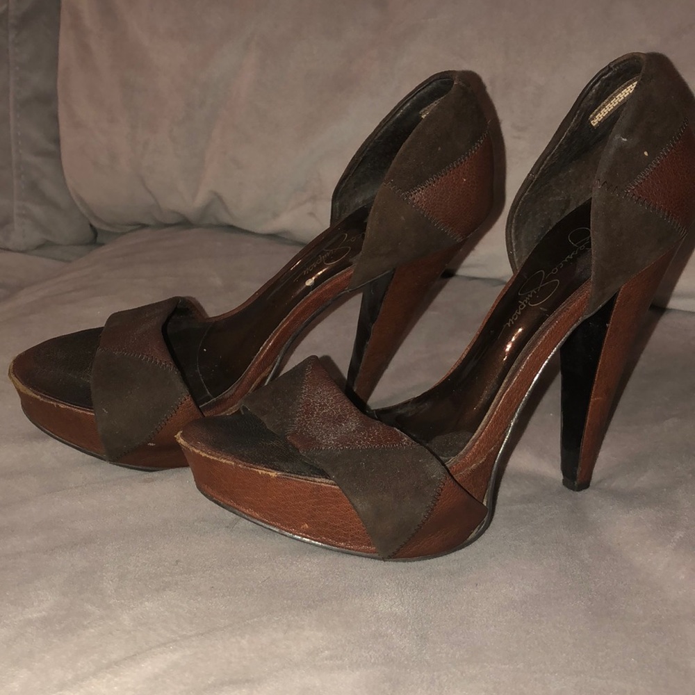 Jessica Simpson Open-Toe Pumps